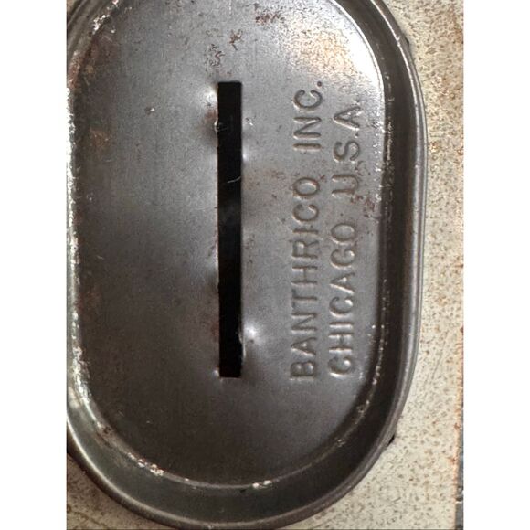 Vintage Banthrico 1908 Buick Die Cast Metal Car Coin Bank - Picture 10 of 10